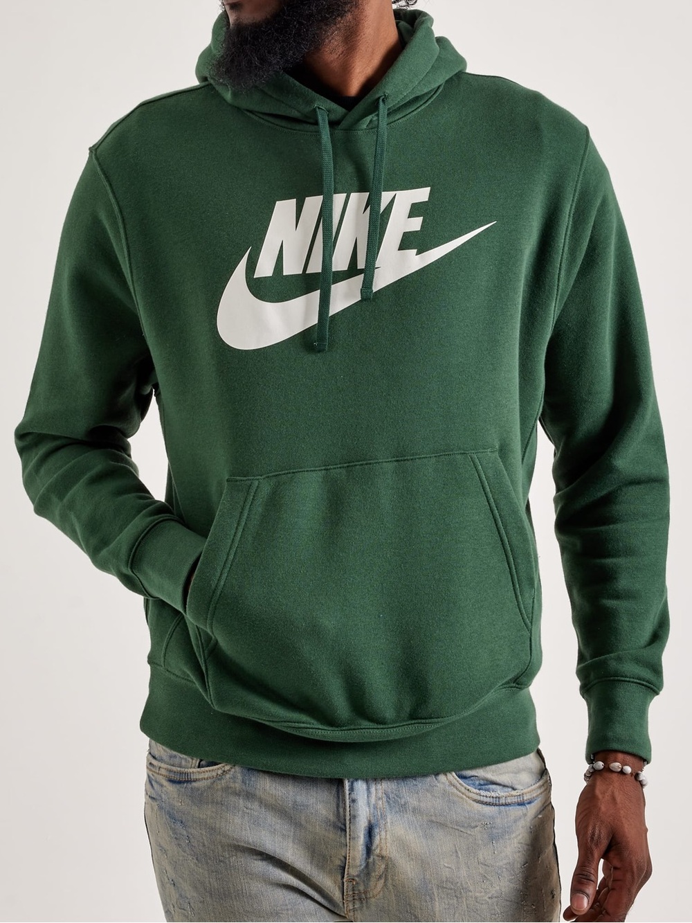 Men’s Nike Pullover Hoodie with Swoosh Logo